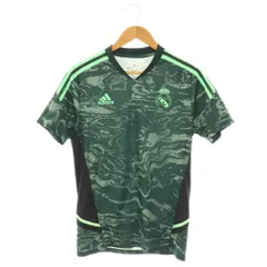 アディダス adidas Tシャツ カットソー 半袖 L グリーン マルチカラー /DO