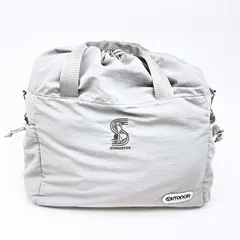 スヌーピー × OUTDOOR PRODUCTS ダッフルバッグ グレー SNOOPY