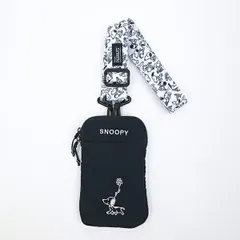 スヌーピー マルチショルダーバッグ ブラック PEANUTS 75th SNOOPY