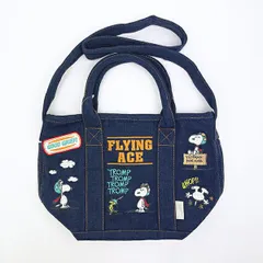 スヌーピー 刺繍2WAYショルダーバッグ ネイビー ROOTOTE ルートート SNOOPY