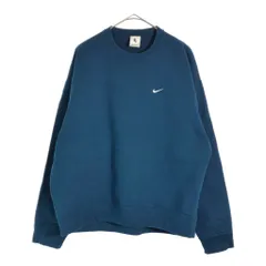 NIKE ナイキ ワンポイントロゴ スウェット スポーツ ネイビー(メンズ L)中古 古着 X4260