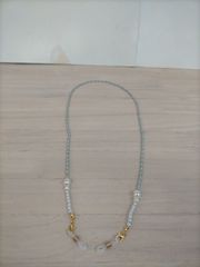 メガネチェーン ハンドメイド タティングレース編み ラベンダー - メルカリ