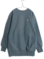 【お得なクーポン配布中!】 90s USA製 ★ チャンピオン リバースウィーブ スウェット メンズ XXL 古着 オールド 裏起毛 トレーナー ワンポイント 目付き 大きいサイズ