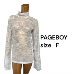 No.263 (♡)PAGEBOY  英字  y2k  シースルートップス