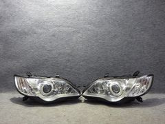 BP系後期レガシィ純正加工CCFL☆Wイカリング＋LEDラインヘッドライト