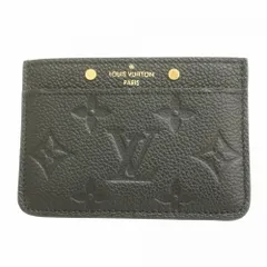 ルイ・ヴィトン(Louis Vuitton) ルイ・ヴィトン 名刺入れ・カードケース モノグラム・アンプラント ポルトカルトサーンプル M69171 ノワールレディース