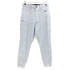 【新品】オークリー ジョガーパンツ 杢ライトグレー 吸汗速乾 ストレッチ UVカット  メンズ L ゴルフウェア 2024年モデル Oakley