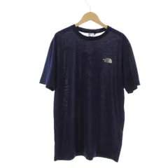 ザノースフェイス THE NORTH FACE Tシャツ XL ネイビー 半袖 ラウンドネック ロゴ 剣人 /JP