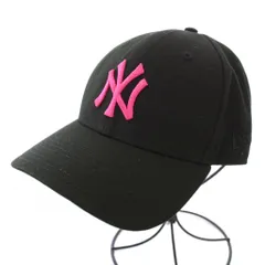 ニューエラ NEW ERA ベースボールキャップ 帽子 メッシュキャップ ニューヨークヤンキース ONE ブラック /TK
