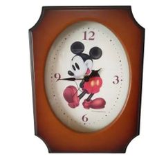 ジャンク 掛け時計 ミッキーマウス柄 アンティーク風 - メルカリ