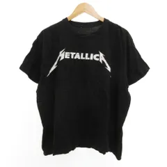 メタリカ METALLICA  バンドTシャツ 半袖 ロゴプリント XXL 黒 ブラック /JS