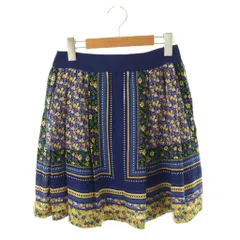 ドーリーガールバイアナスイ DOLLY GIRL by ANNA SUI スカート ミニ フレア 花柄 1 紺 マルチカラー /NR ■OS