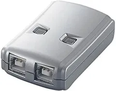 エレコム USB切替器 手動 2.0対応 2台 ロック機能付 USS2-W2