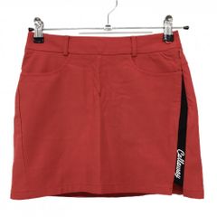 [Excellent Condition] Callaway Skirt, Red x Black, Side Stripe, Korean Model, Inner Shorts, Women's Golf Wear