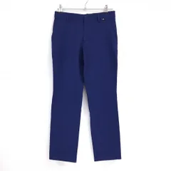 【美品】アディダス パンツ ネイビー サッカー生地  メンズ 79 ゴルフウェア adidas