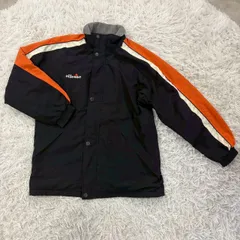 【冬物セール】ellesse（エレッセ） ベンチコート キッズ 160cm ヴィンテージ US古着 スポーツウェア アウター 裏起毛のサムネイル