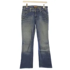 ヤヌーク YANUK worker classic デニム パンツ ジーンズ フレア 27 青 /TK