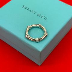 極 美品 TIFFANY&Co. ティファニー バンブー リング シルバー925 指輪