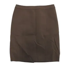 美品 BURBERRY LONDON バーバリー ロンドン タイト スカート 膝丈 38 茶 ブラウン レディース 古着 中古 USED