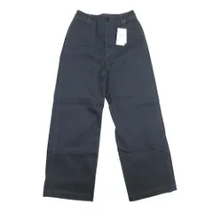 新品同様 Spick & Span スピックアンドスパン ガーメントダイ ワークパンツ センタープレス ワイド チノパン 36 グレー レディース 古着 中古 USED