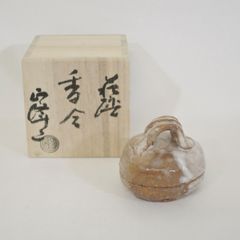 茶道具/松本鉄山「織部ハジキ香合」/共箱 - メルカリ