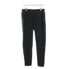 アンダーアーマー UNDER ARMOUR ナイロンパンツ ジャージ XL 黒 ブラック サイドライン柄 /YM ■MA