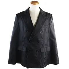 【ドンドン見直し】極美品●COMME des GARCONS HOMME PLUS コムデギャルソンオムプリュス 23AW PL-J039 ランウェイ着用モデル ダブルブレスト テーラードポンチョ ブラック M 日本製 正規品 メンズ