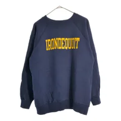 80年代 USA製 Champion チャンピオン スウェット カレッジ ネイビー(メンズ X-LARGE)中古 古着 X4283
