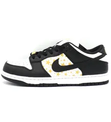 ナイキ NIKE × シュプリーム Supreme  【 SB DUNK LOW OG QS Gold Stars White Black DH3228 102 】 SB ダンク ロー ゴールド スター ホワイト ブラック スニーカー f29904