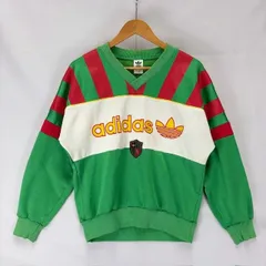 Vintage デサント Adidas ポリコットン サッカー 90s ウォームアップ ジャージトップス サイズM 希少 ADS-3111  08030606 01