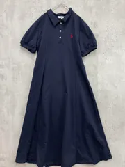 U.S. POLO ASSN. ユーエスポロアッスン PLL52104BL-02 ポロシャツ ワンピース sizeM/紺 ■◆ レディース