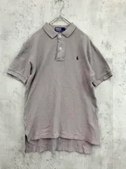 POLO RALPH LAUREN ポロ ラルフローレン （株）ナイガイ ロゴ刺繍 半袖 ポロシャツ sizeS/グレー ■◆ メンズ