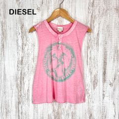 y2k❤️ 00s DIESEL 旧タグ バック ロゴ タンクトップ - メルカリ