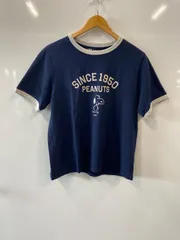 ピ B372⚫︎UNIQRO UT PEANUTS⚫︎ユニクロ　ユーティ　ピーナッツ⚫︎Tシャツ⚫︎プリント⚫︎スヌーピー⚫︎レディース⚫︎sizeXL⚫︎紺⚫︎