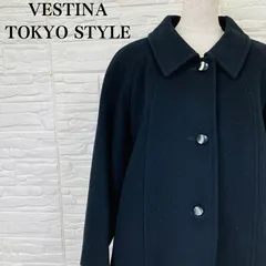 VESTINA TOKYO STYLE(ヴェスティナ 東京スタイル) ロングコート ブラック【018】