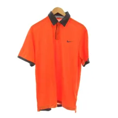 ナイキゴルフ NIKE GOLF ポロシャツ XL オレンジ 半袖 ポロカラー 無地 /JP