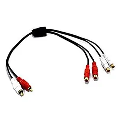 オーディオケーブルL/R(2分配)　0.4m