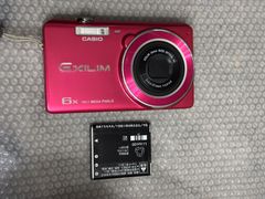 完動品】CASIO EXILIM EX-ZS29 コンデジ レッド - メルカリ