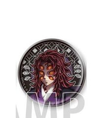 黒死牟 アニメ 鬼滅の刃 ランダムレリーフメタル缶バッジ 鬼滅 グッズ