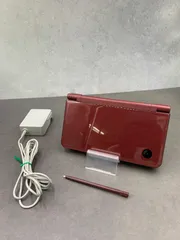 【動作OK・安心補償】 ニンテンドー DSi LL 本体  UTL-001 ワインレッド 純正アダプター付属 0306-209