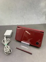 【動作OK・安心補償】 ニンテンドー DSi LL 本体  UTL-001 ワインレッド 純正アダプター付属 0306-210