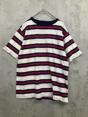 美品 BEAMS BOY ビームスボーイ マルチボーダー リンガー Tシャツ オフホワイト ■■ レディース