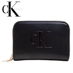   ジップ財布 CKロゴ　ミニ財布　ユニセックス Calvin Klein ジップ財布 CKロゴ ミニ財布 ユニセックス - メルカリ