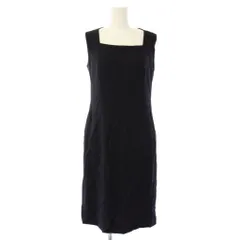 ジュンアシダ jun ashida ブラックフォーマル 喪服 ワンピース ノースリーブ ひざ丈 9 黒 P04202 /TK