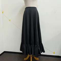 フラメンコ衣装 スカート ファルダ 黒 フリル シンプル