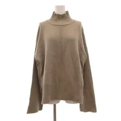 アー・ヴェ･ヴェ ミッシェルクラン a.v.v タートルネックセーター L ベージュ 長袖 無地 ECF001 /SX ■ECF001