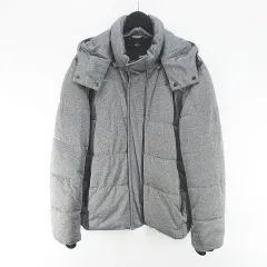 アズールバイマウジー AZUL by moussy パデットジャケット 中綿 M 灰系 グレー ジップアップ ポケット 裏地のサムネイル