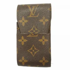 【6ca0262-k】ルイヴィトン シガレットケース モノグラム エテュイシガレット M63024 ブラウン【中古】メンズ レディース ユニセックス