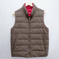 Lacoste リバーシブルダウンベスト グレー/レッド - メルカリ