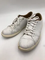 COLE HAAN コールハーン グランド クロスコート レザー ローカット スニーカー size9/白 ■■ メンズ